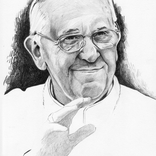 Retrato del Papa Francisco