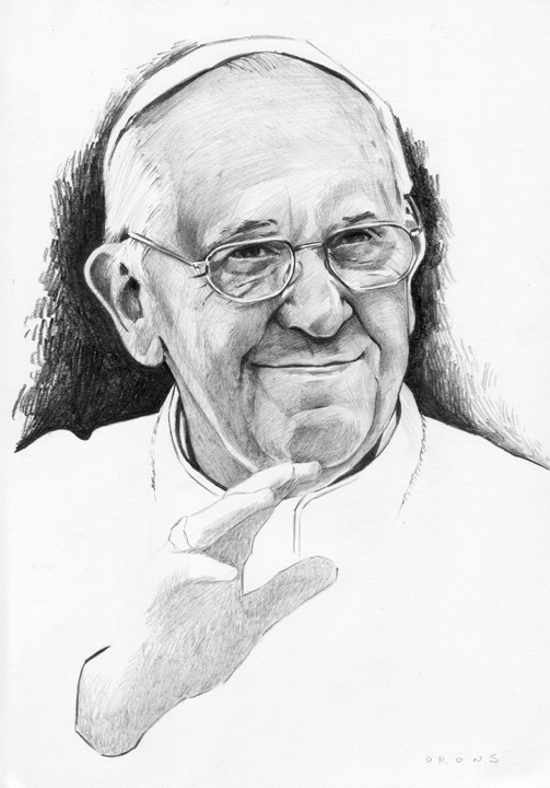 Retrato del Papa Francisco
