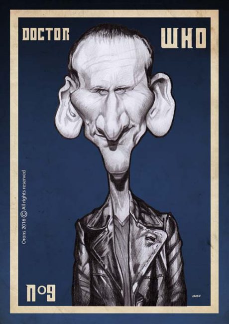 Christopher Eccleston , como el Doctor Who.