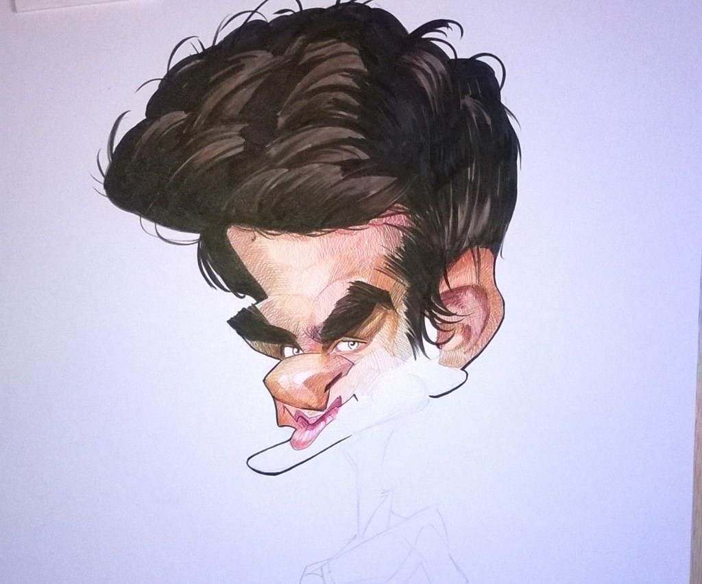 Láminas de fanart, proceso.