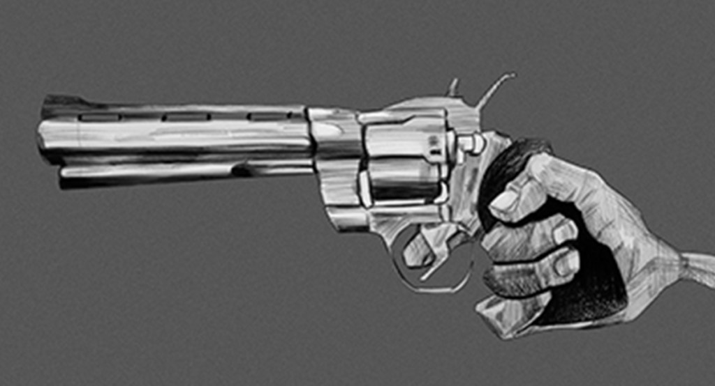 Caricatura de Rick&nbsp;Grimmes