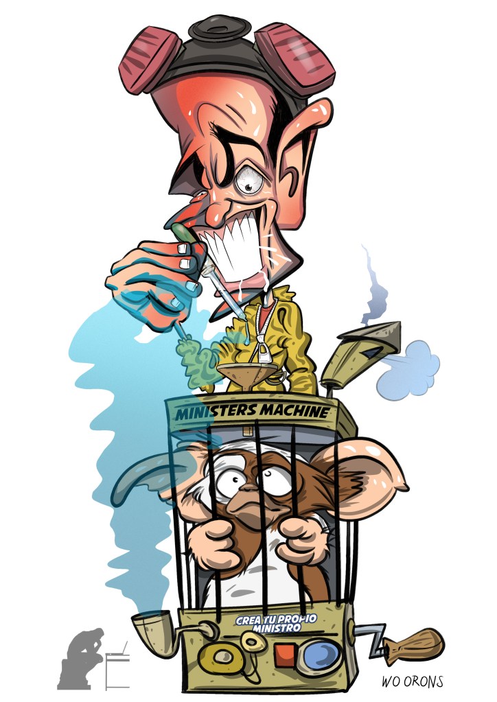 Caricatura de Pedro Sanchez