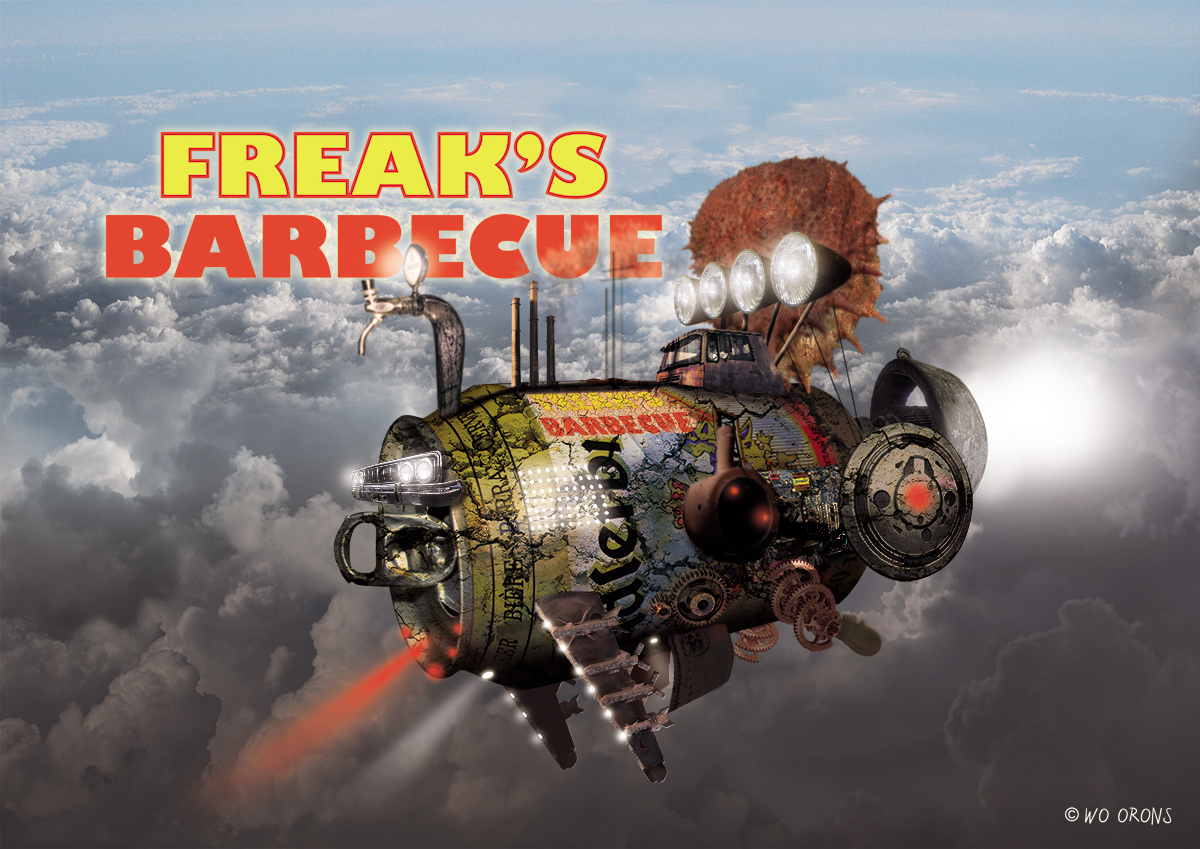 Cartel para un restaurante de barbacoa