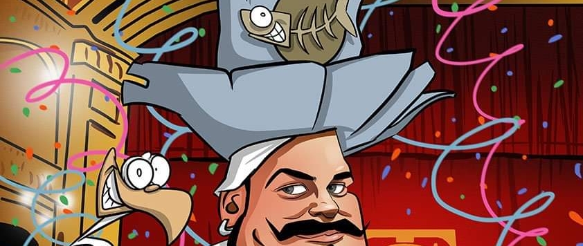 Caricatura personalizada para el carnaval de&nbsp;Cádiz.