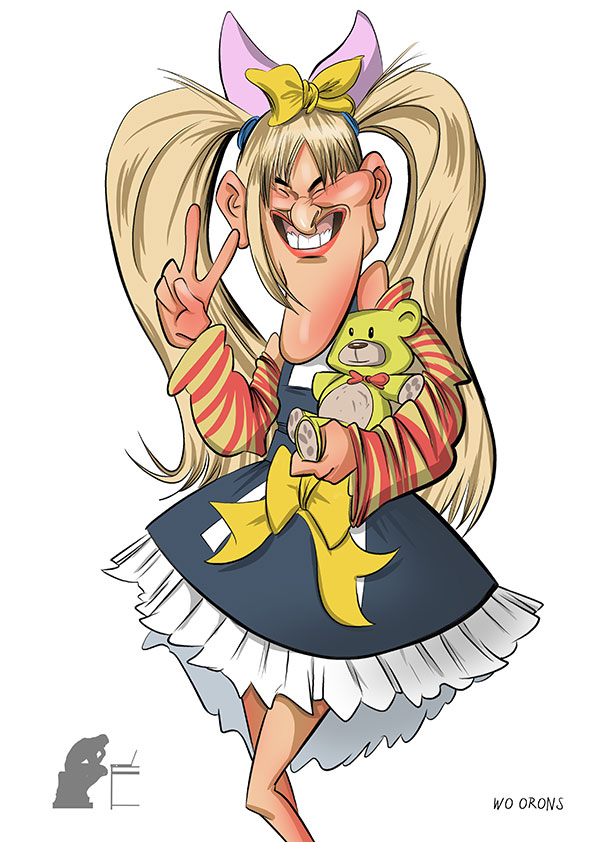 Caricatura de Laura Borrás