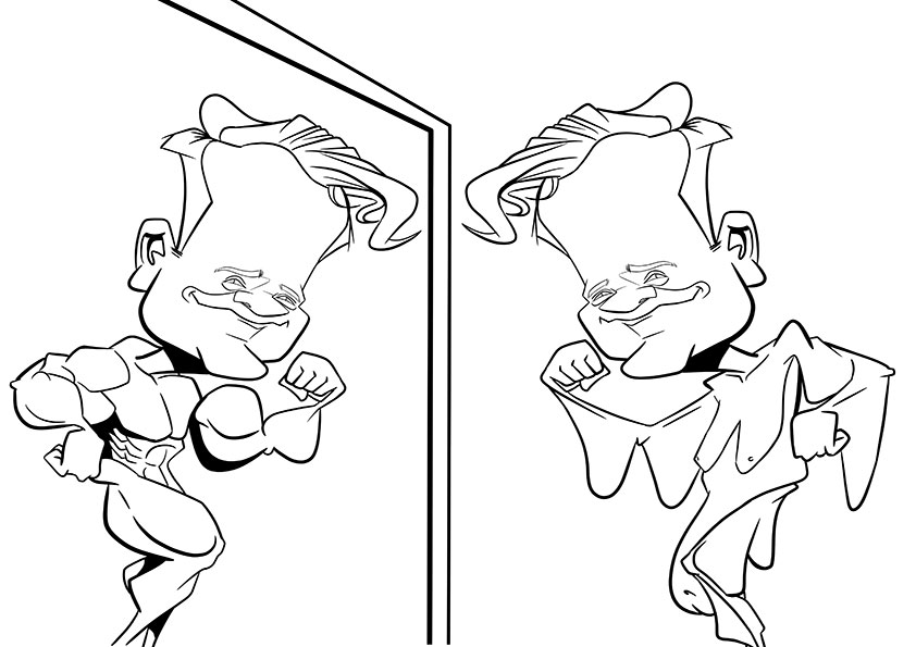 Dibujo de una caricatura personalizada para un regalo