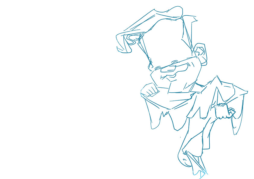 Boceto para una caricatura personalizada