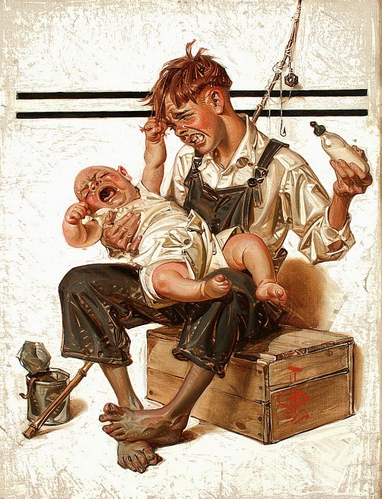 Ilustración de Leyendecker para The Saturday Evening Post 25 August 1923