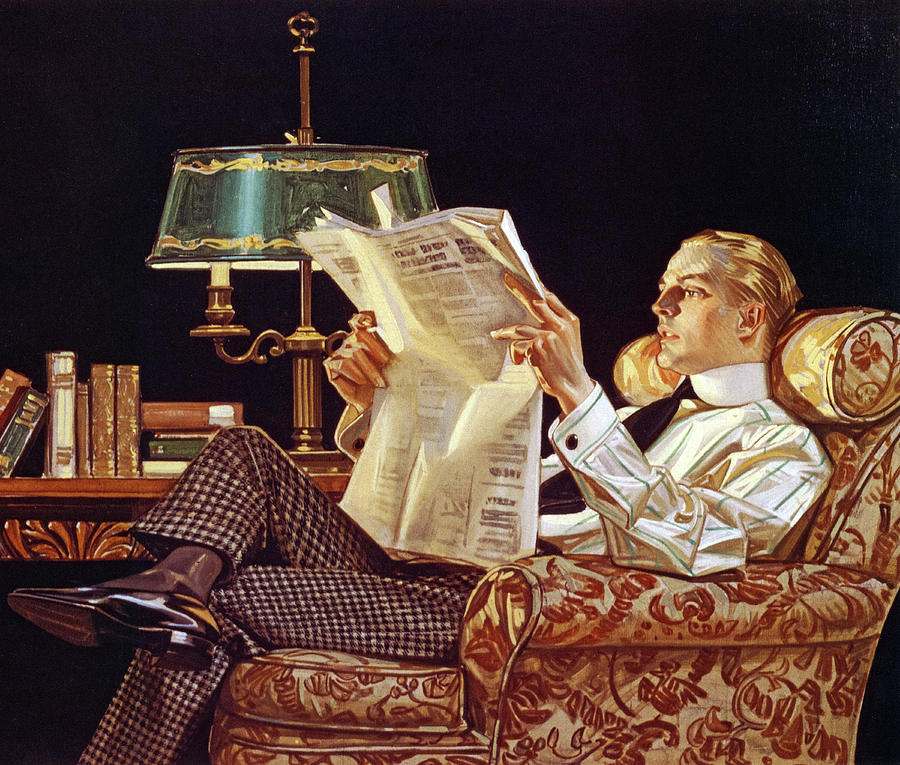 Ilustración Arrow Collar Man 1914 Josep Chchristian Leyendecker