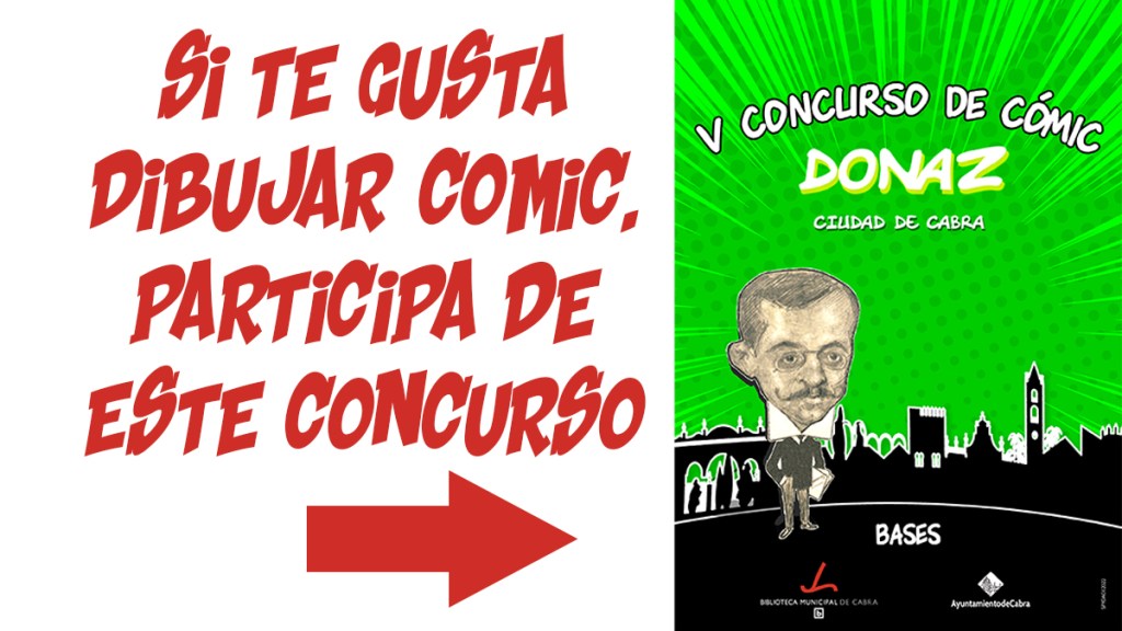 Concurso de cómic DONAZ 2024 CIUDAD DE&nbsp;CABRA