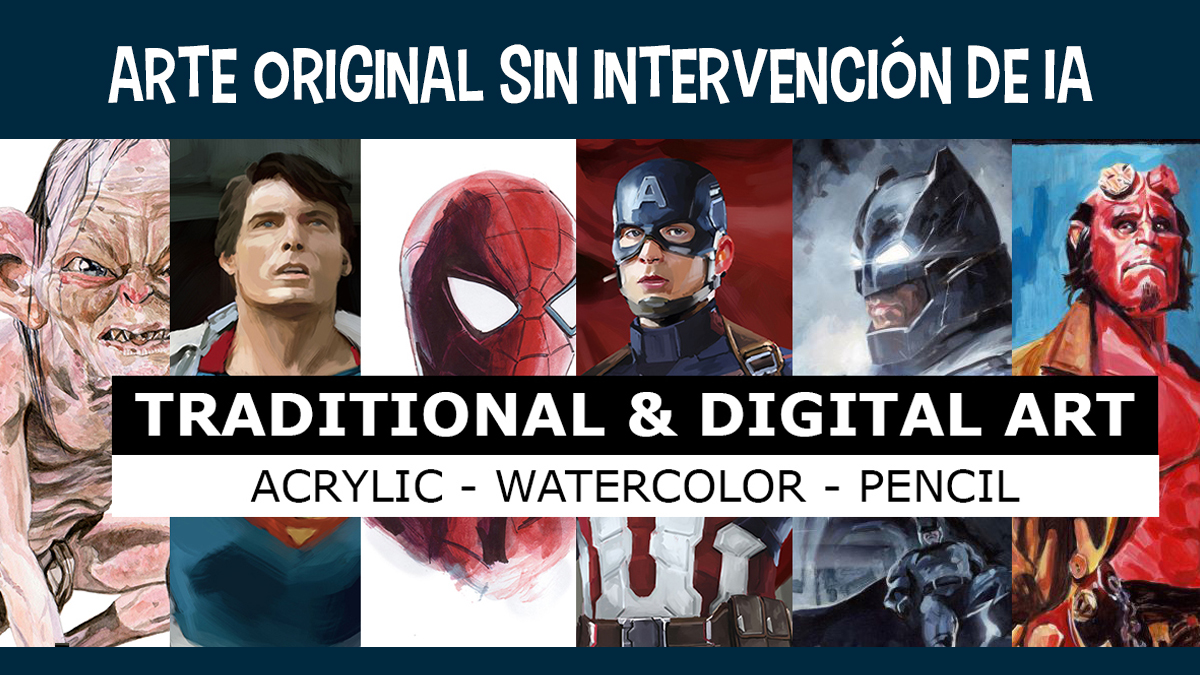 Procesos y Láminas Terminadas: Arte Original sin Intervención de IA