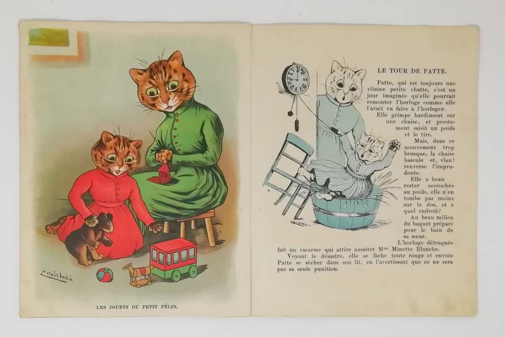 Libro ilustrado por Louis Wain