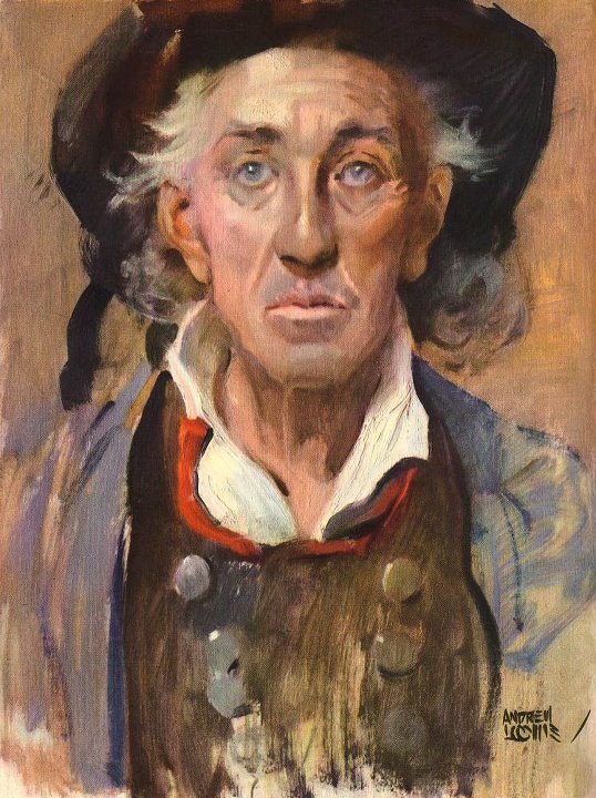 Ilustración de Andrew Loomis para una nota del blog de woorons.com