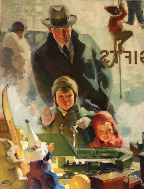 Ilustración de Andrew Loomis para una nota del blog de woorons.com