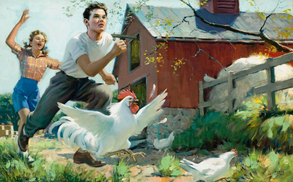 Ilustración de Andrew Loomis para una nota del blog de woorons.com