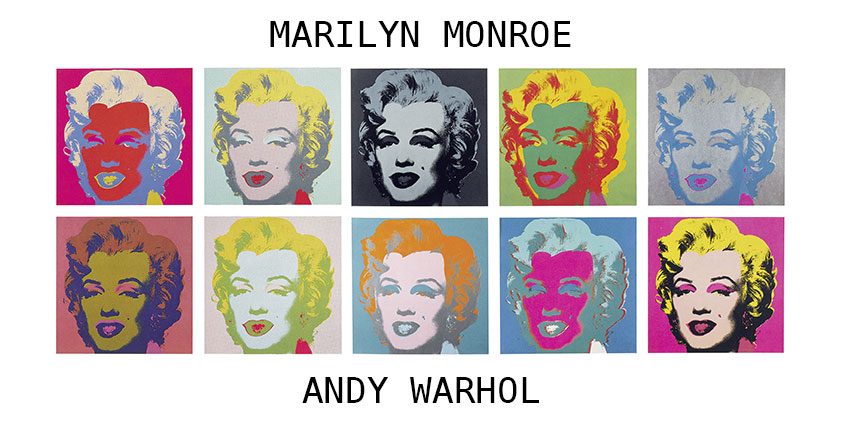 Marilyn Monroe, por Andy Warhol