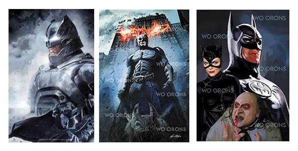 "Ilustraciones de Batman"