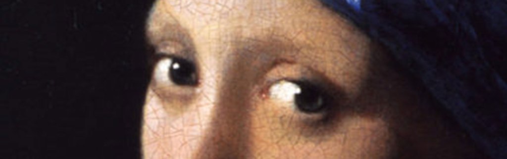 "Fragmento del cuadro La joven de la perla, de Johannes Vermeer"