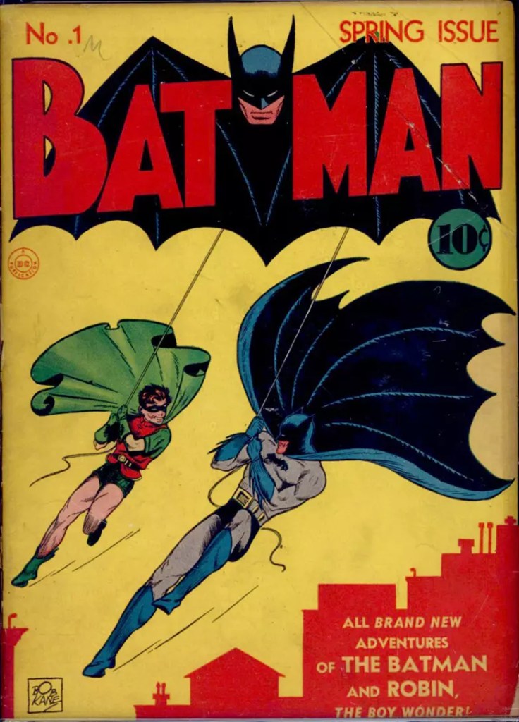 "Portada del número uno de Batman"