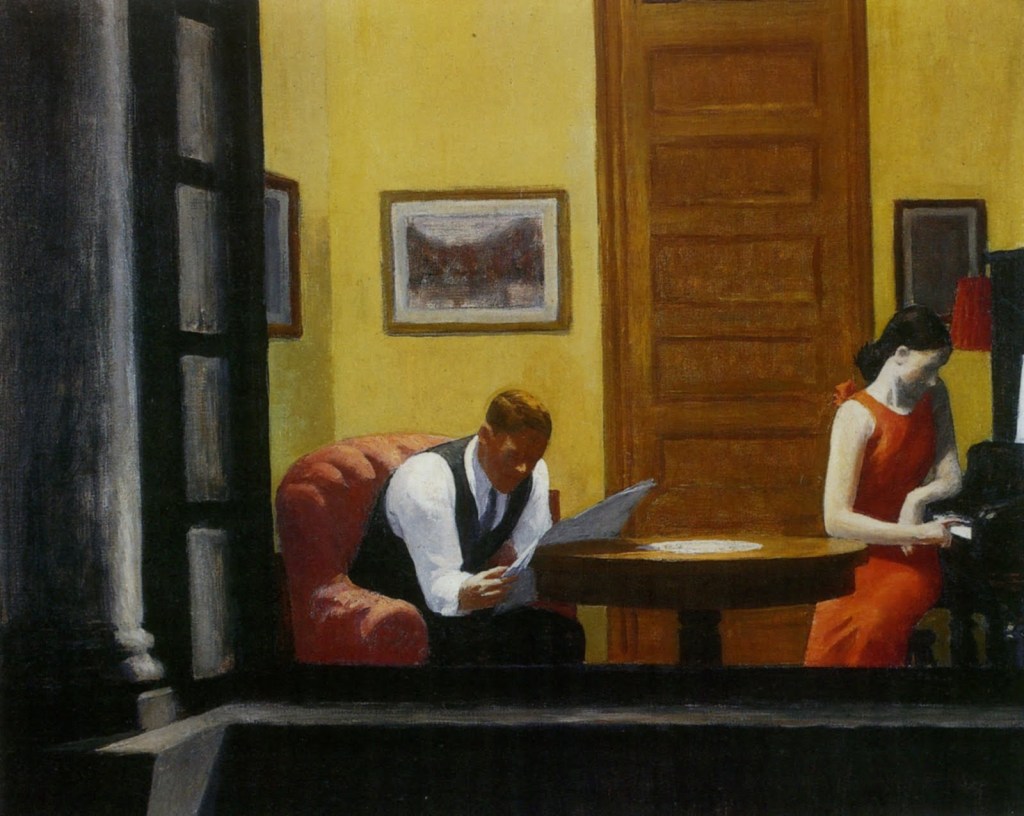 "Room in New York de Edward Hopper"