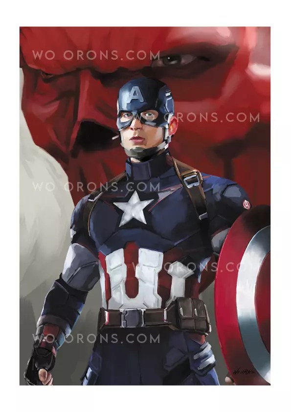 "Capitán América ilustración"