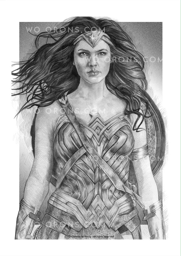 "Ilustración de Wonder Woman"