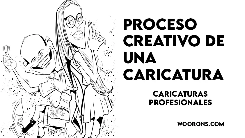 El proceso creativo de una caricatura profesional paso a paso