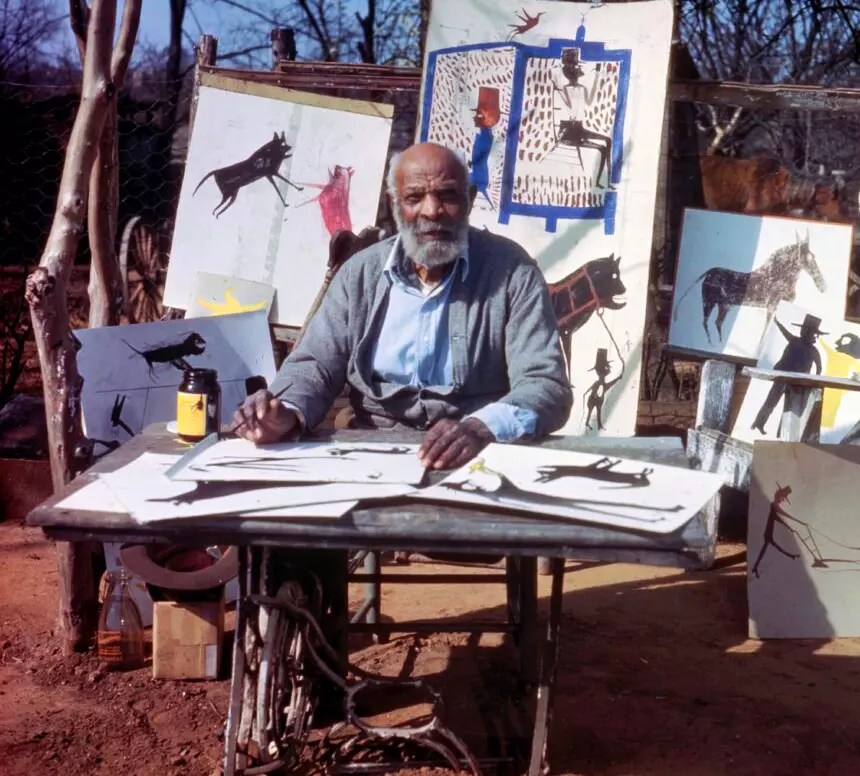 "Fotografía del artista Bill Traylor"
