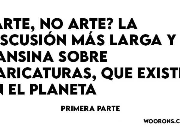 ¿La caricatura es arte o no lo&nbsp;es?