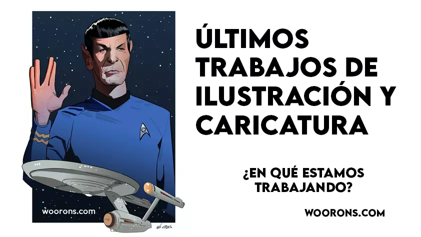 Últimos trabajos de ilustración, caricaturas y fan art