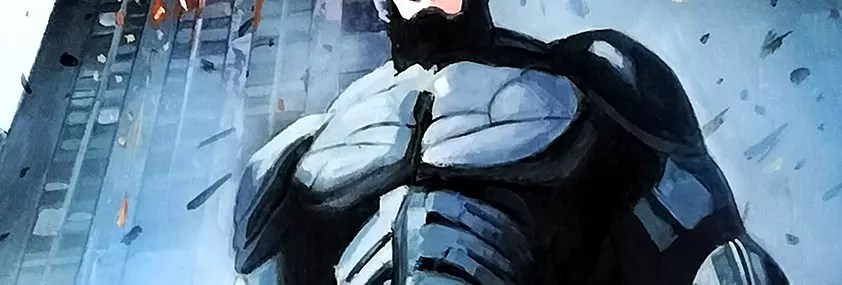 "Detalle de una obra hecha con pintura acrílica"