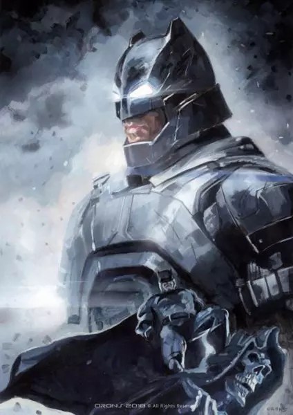 "Ilustración, pintura acrílica: Print de Batman"