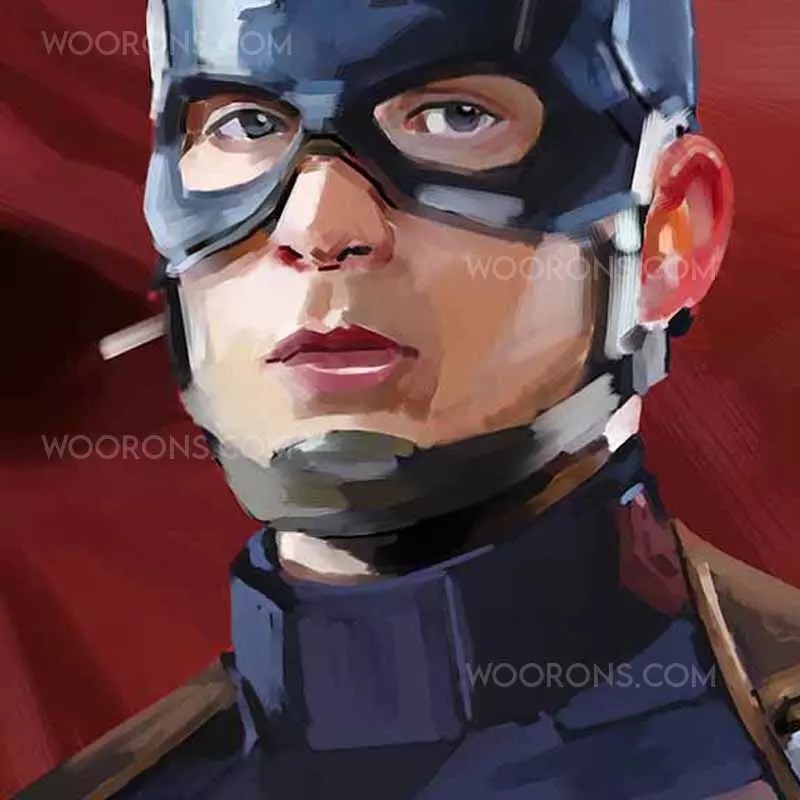 "Ilustración de: Capitan America"