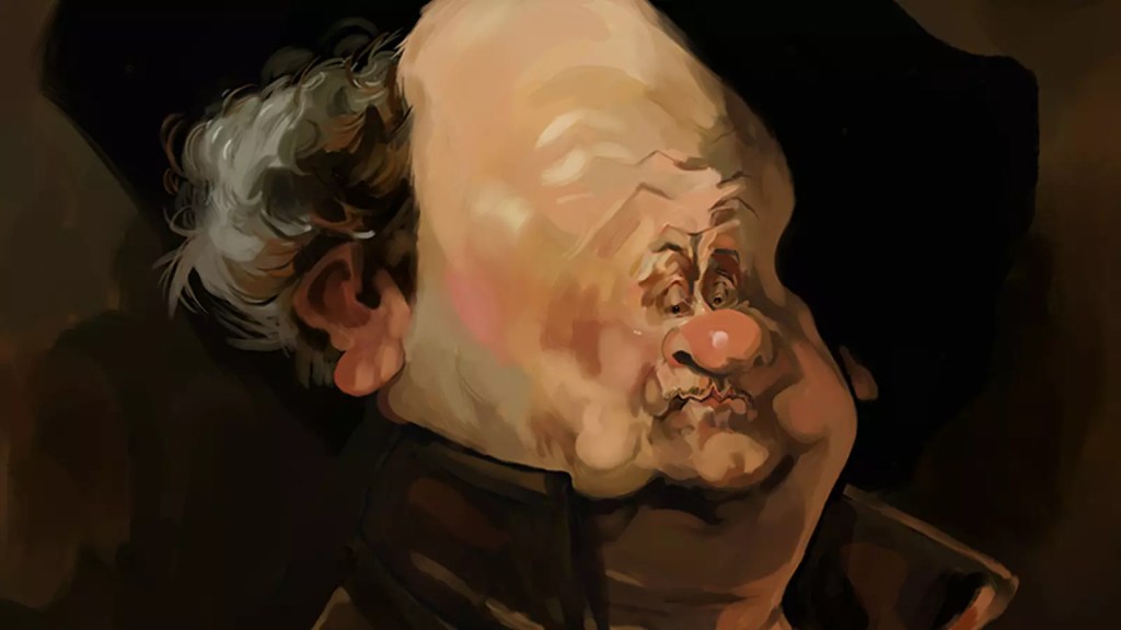 "Caricatura de Rembrandt"