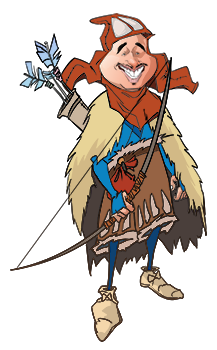 "Boceto para una caricatura personalizada, basada en el personaje SM de la Princesa Mononoke"